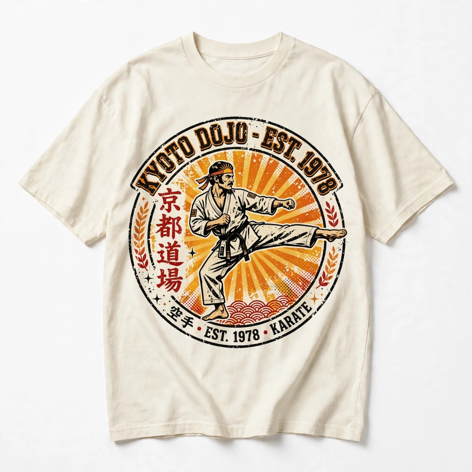 Vintage Martial Arts Graphic Tee – Retro Dojo Style Shirt